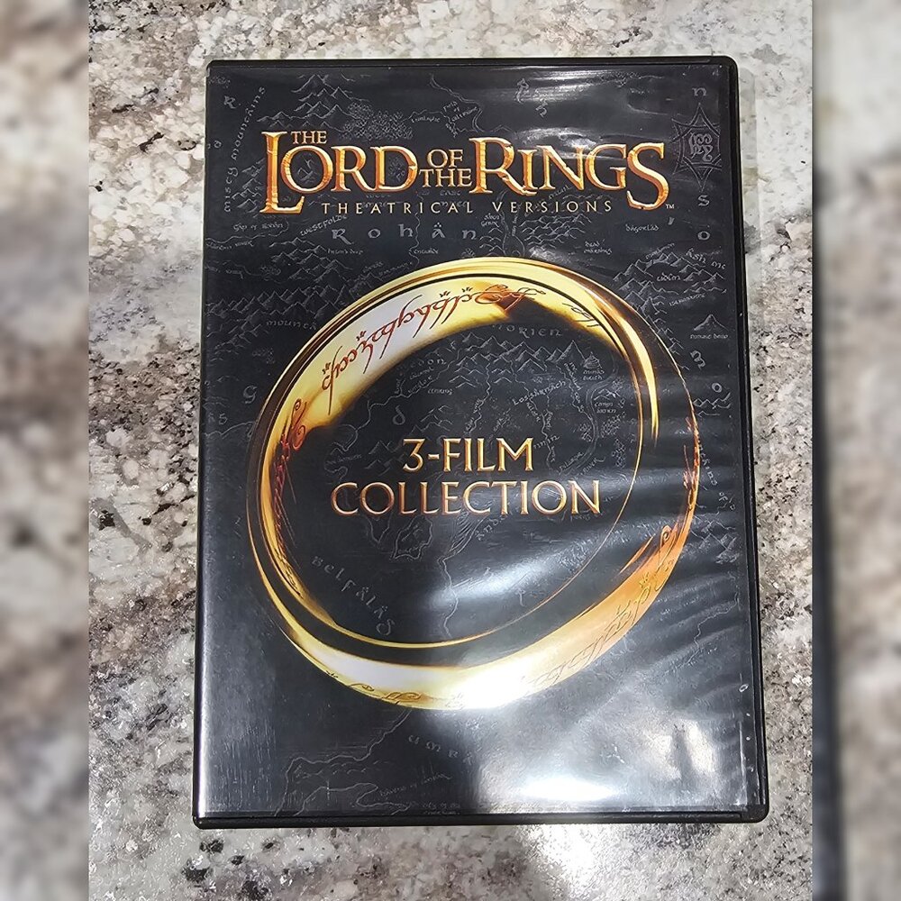 Lord of the Rings Theatrical Version Three Movie Collection DVDs